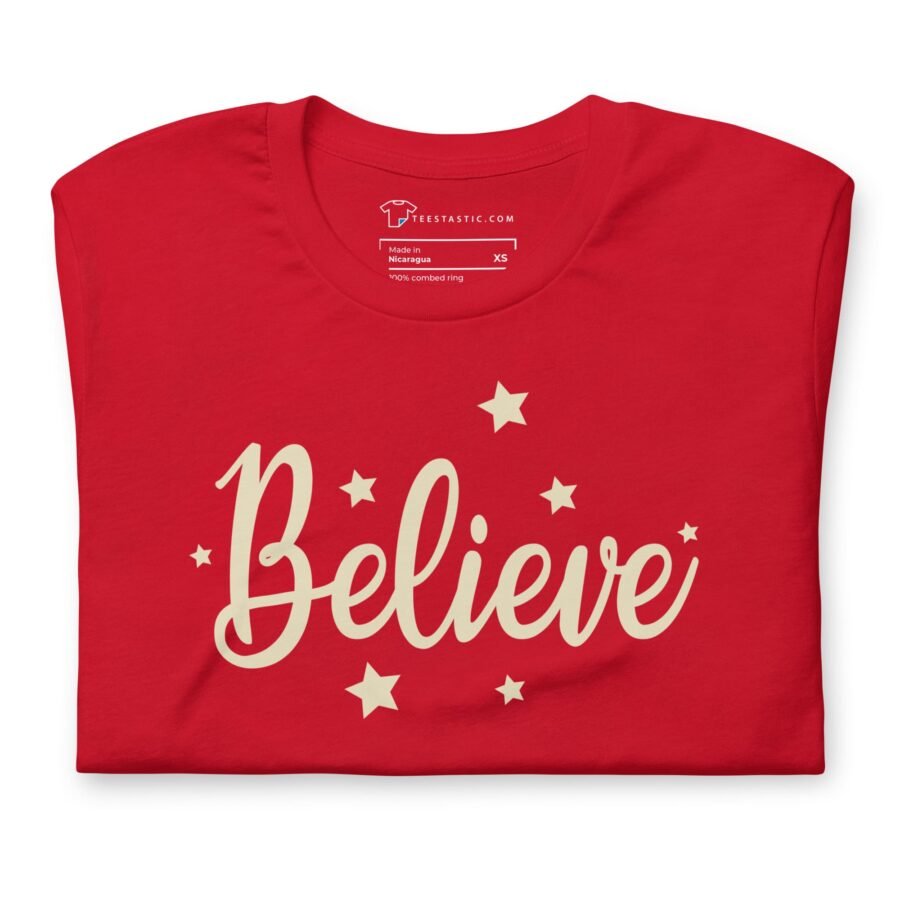 Believe | Christmas Festive Season | Unisex t-shirt - Image 10