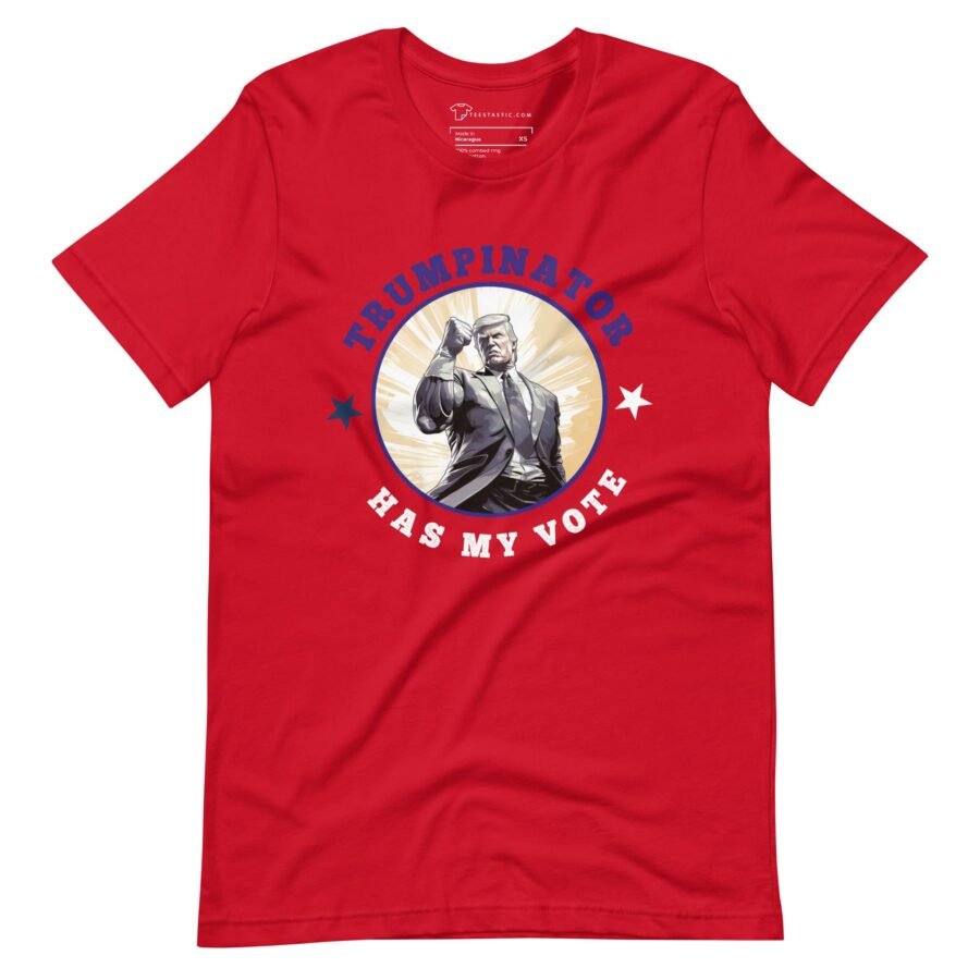 TRUMP-INATOR | Elections 2024 | Unisex Cotton Tee - Image 5