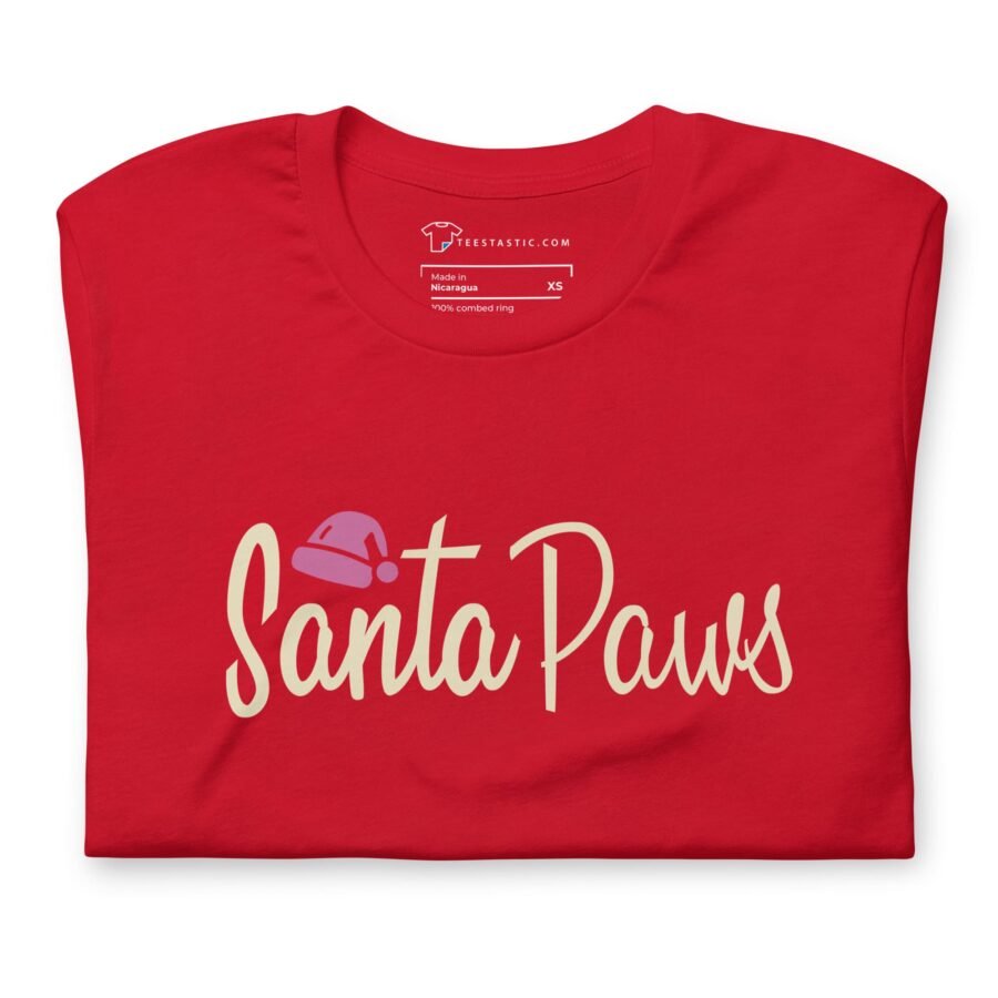 Christmas Dog | Festive Season | Unisex Tee | Santa Paws Apparel - Image 10