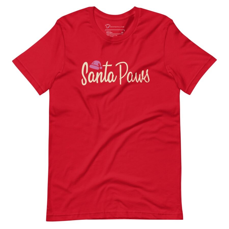 Christmas Dog | Festive Season | Unisex Tee | Santa Paws Apparel - Image 8