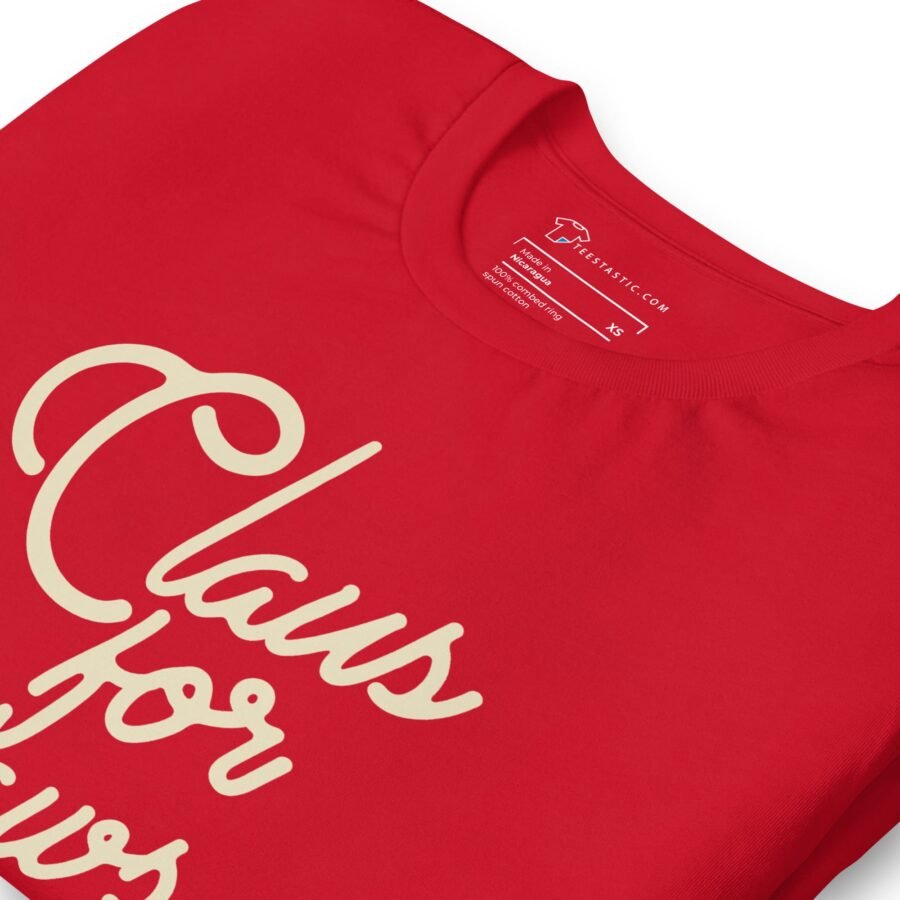 Claus For Paws | Christmas | Dog | Unisex -shirt - Image 10