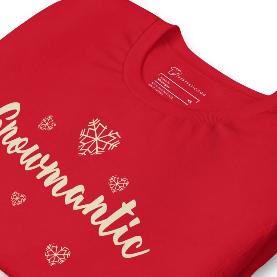 Snowmantic | Christmas Festive Season | Unisex Heavy Cotton Tee - Image 15