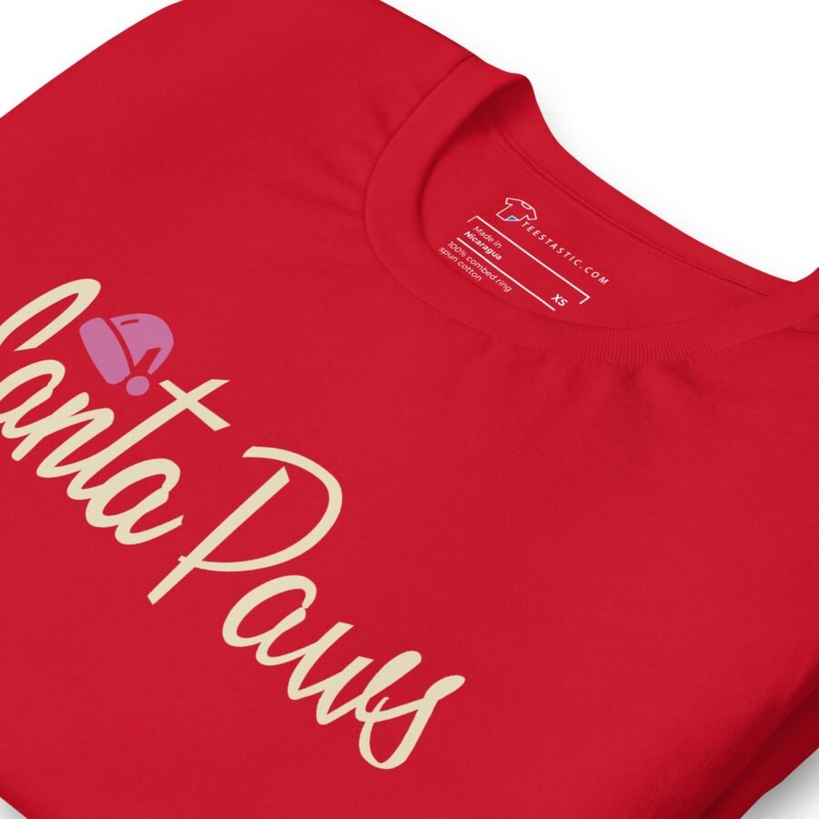 Christmas Dog | Festive Season | Unisex Tee | Santa Paws Apparel - Image 9