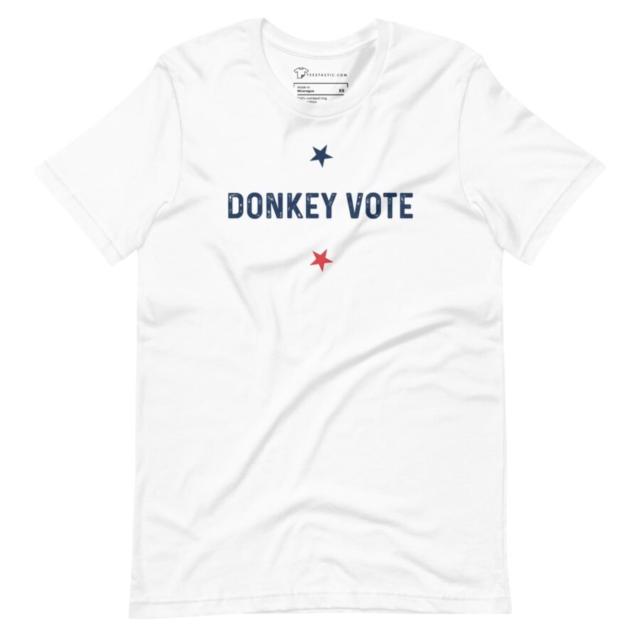 Democrat Donkey | Election 2024 | Unisex Heavy Cotton t-shirt - Image 5