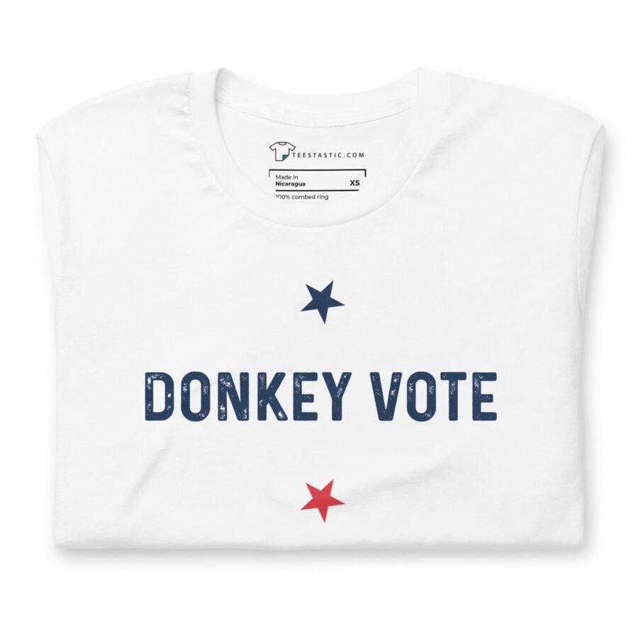 Democrat Donkey | Election 2024 | Unisex Heavy Cotton t-shirt - Image 6
