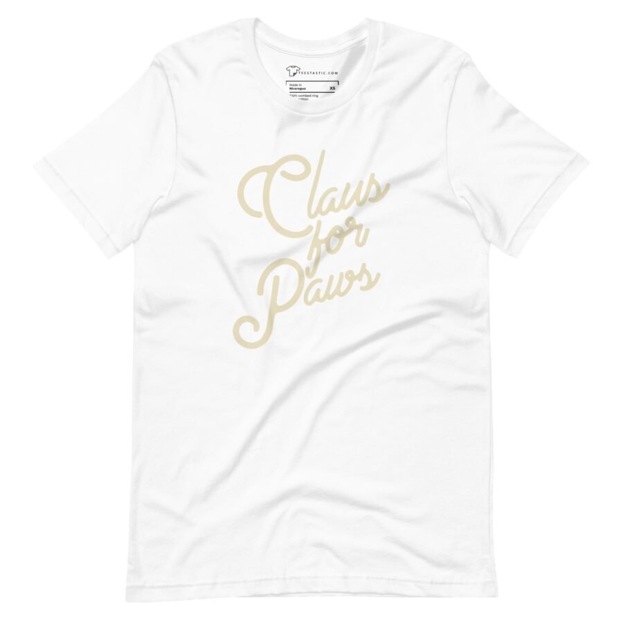 Claus For Paws | Christmas | Dog | Unisex -shirt - Image 11