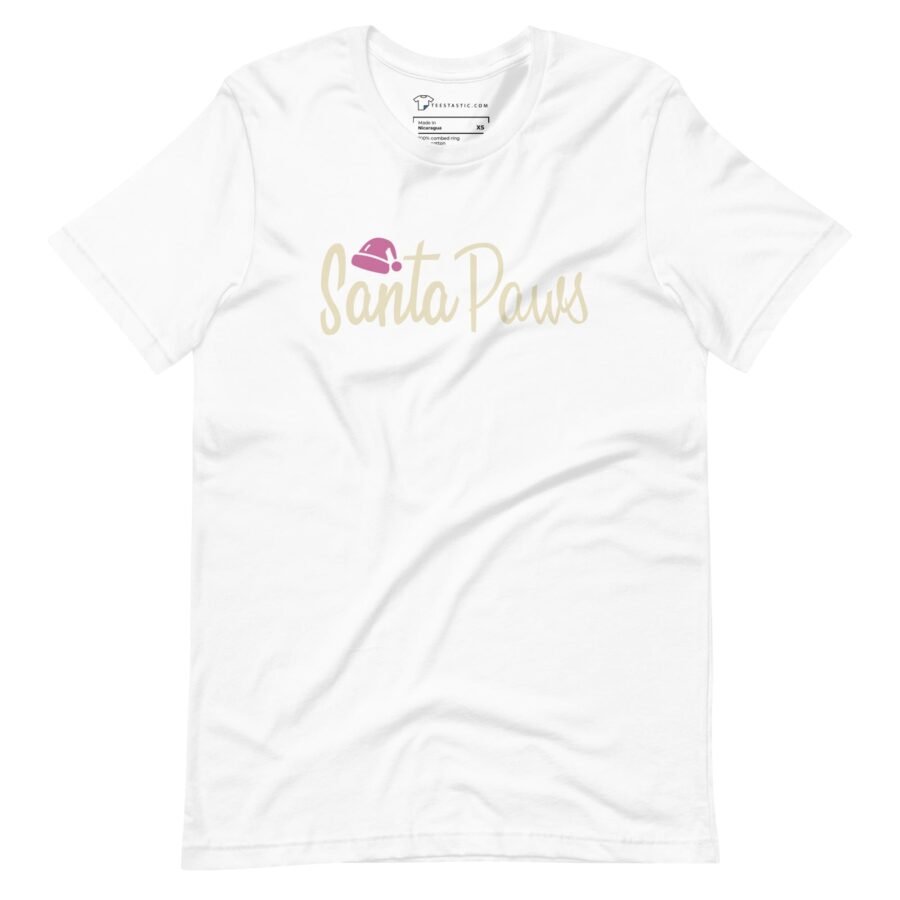 Christmas Dog | Festive Season | Unisex Tee | Santa Paws Apparel