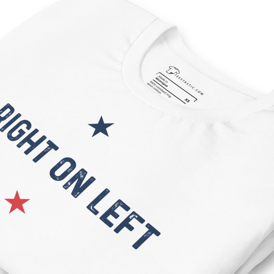 Unisex Democrat Right on Left | Election 2024 | Unisex Heavy Cotton Tee sweatshirt for Election 2024.