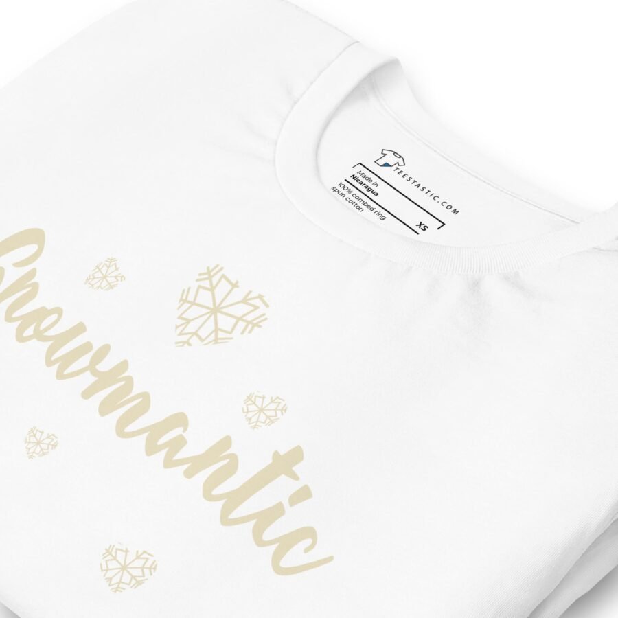 Snowmantic | Christmas Festive Season | Unisex Heavy Cotton Tee - Image 12