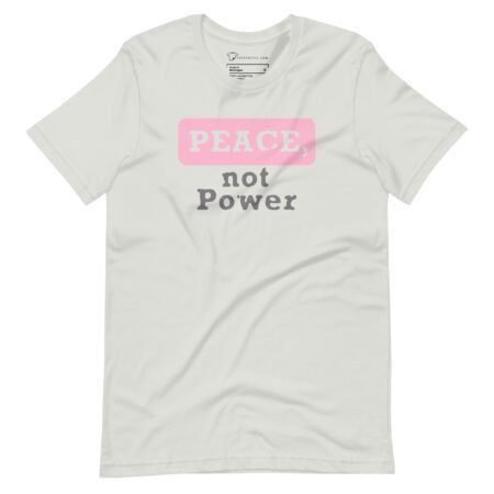 Peace Not Power | Unisex Heavy Cotton Tee