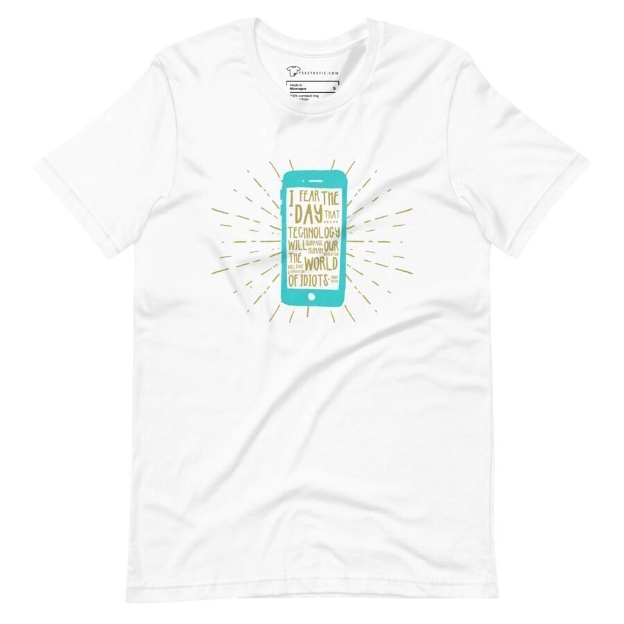 A Generation Y | Z | Unisex Heavy Cotton Tee featuring an image of a cell phone.