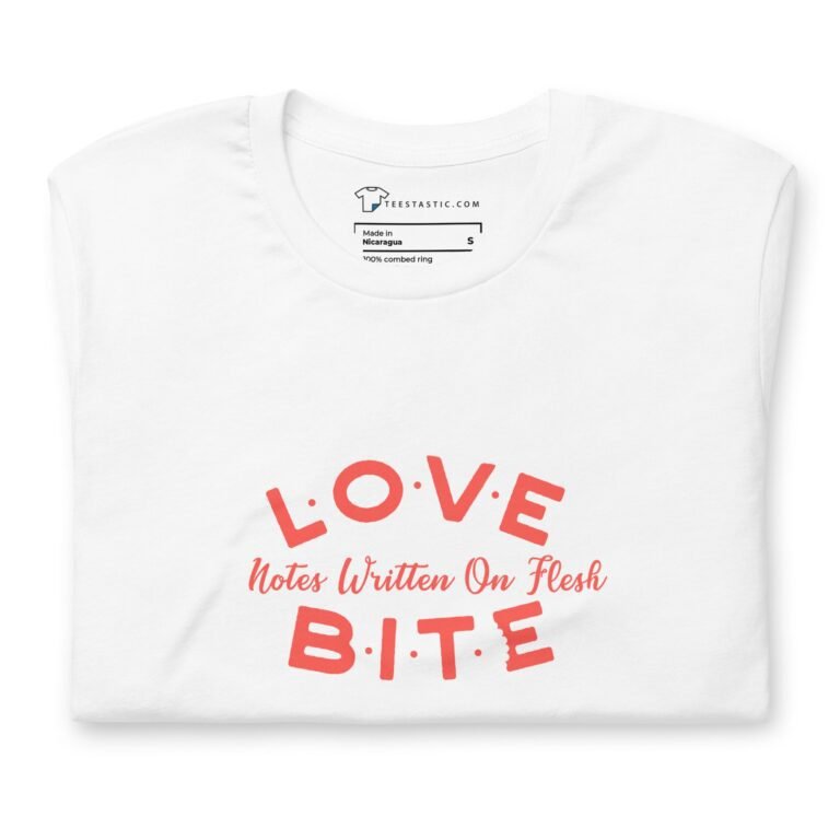 This Love Bite | Unisex Heavy Cotton t-shirt is the perfect addition to your wardrobe.