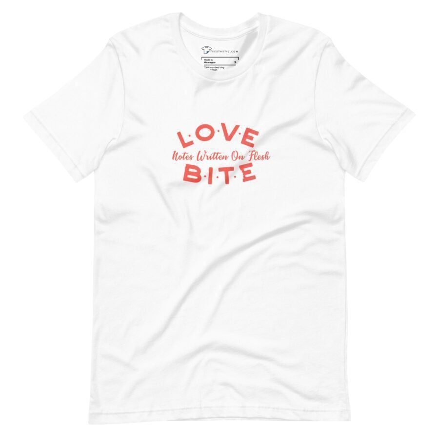 Love Bite Unisex Heavy Cotton t-shirt.
Product Name: Love Bite | Unisex Heavy Cotton

Revised Sentence: Love Bite | Unisex Heavy Cotton t-shirt.