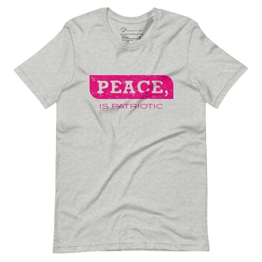 PEACE is Patriotic | Unisex Heavy Cotton Tee - Image 3