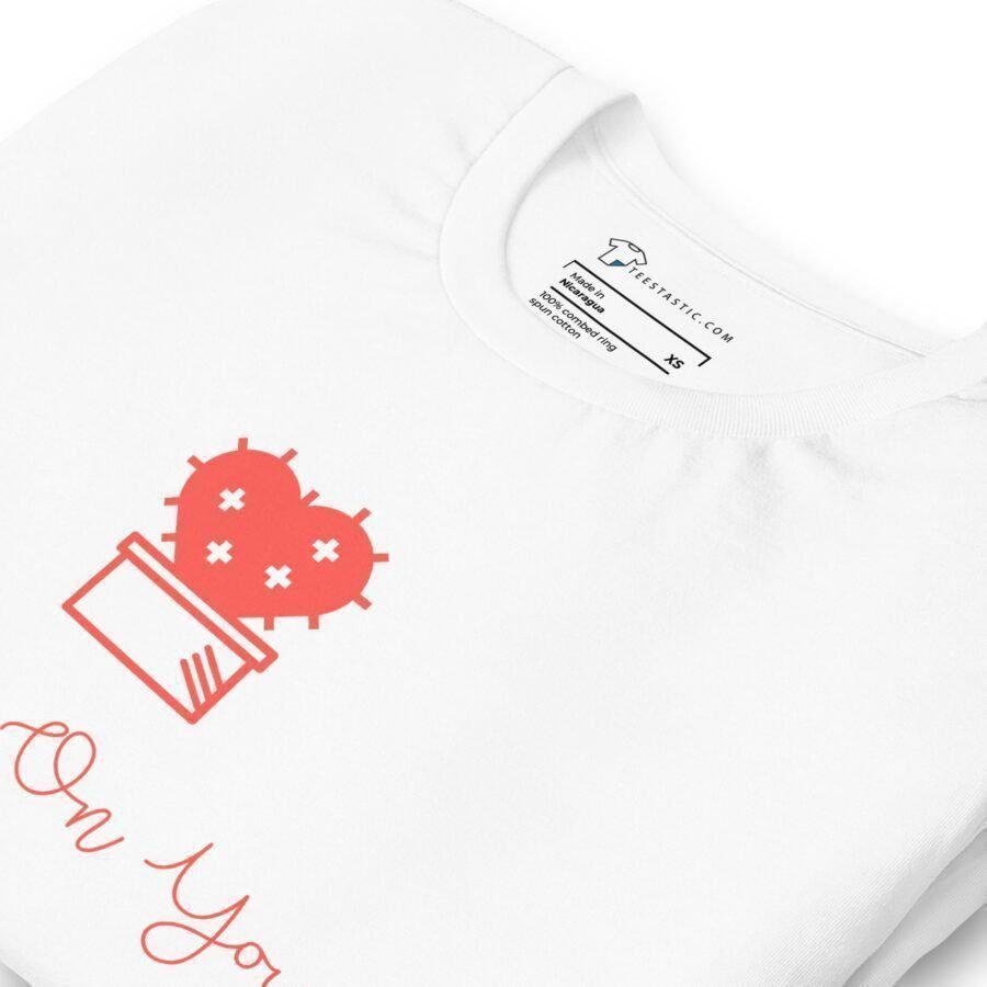 An Unisex Heavy Cotton sweatshirt with the Stuck On You logo.