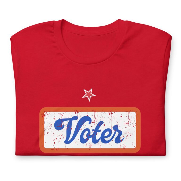 A red Voter | Elections 20214 | Unisex T-shirt.
