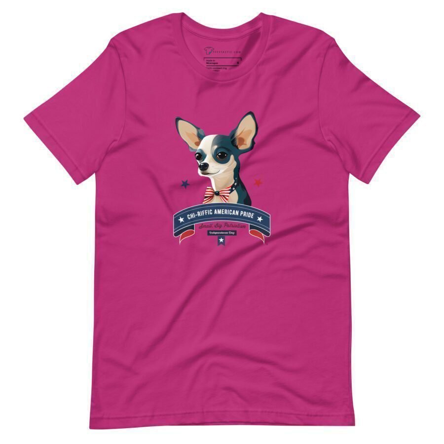 4th July | CHI-RIFFIC AMERICAN PRIDE | Unisex T-shirt - Image 3