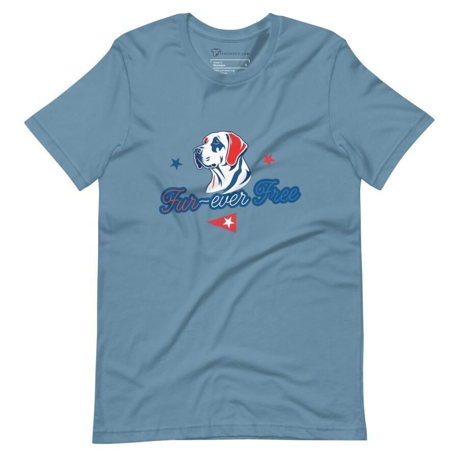 Independence Day 4th July | Fur-ever Retriever | Unisex T-shirt - Image 4