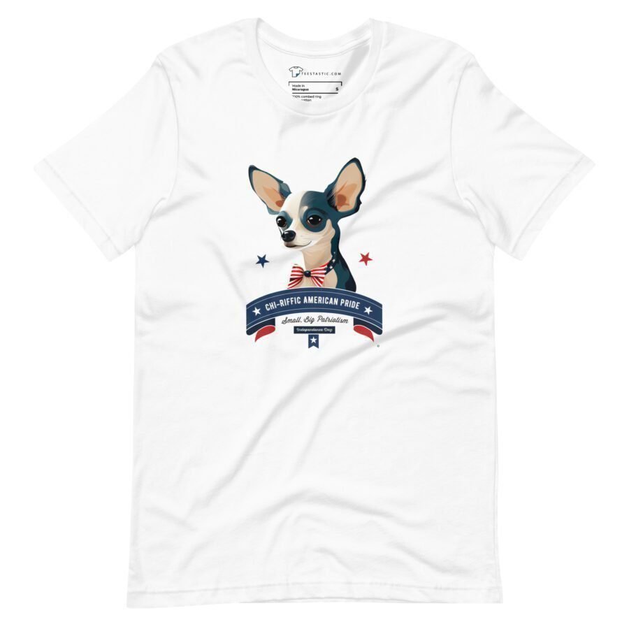 4th July | CHI-RIFFIC AMERICAN PRIDE | Unisex T-shirt - Image 5