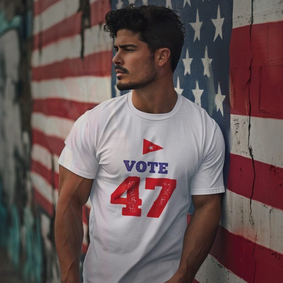 Vote 47 | Elections 2024 | Unisex T-shirts - Image 7