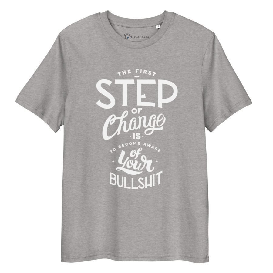 First Step To Change | Unisex Organic Cotton T-shirt