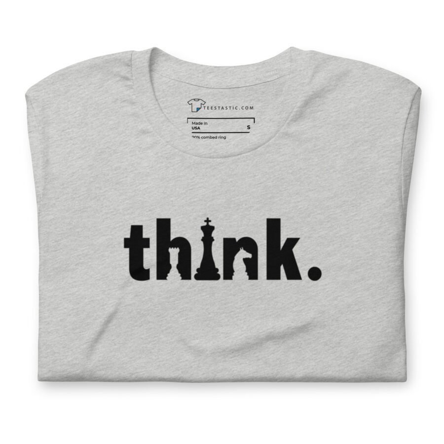 Think | Chess | Unisex T-shirt - Image 4