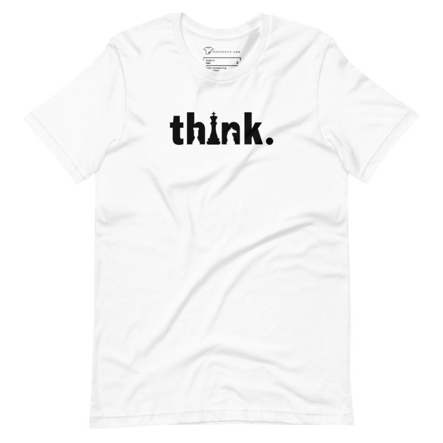 Think | Chess | Unisex T-shirt - Image 3