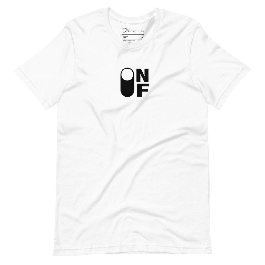 ON | OFF | Unisex T-shirt - Image 3